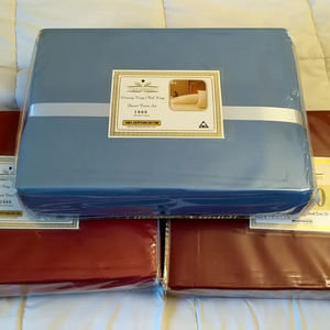 New 1000 Thread Count Cotton Duvet Cover Sets 3pc